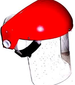 EN161605-PROT. FACIAL L&R INCOLORO C/VISERA INYECTADA 212X2