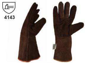 EN200138-GUANTE SOLDADOR MARRON FORRADO C/KEVLAR -ECO-