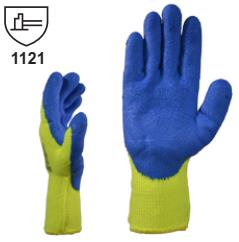 EN210045-GUANTE S/COST. Frio-Acrilico-Amar-C/Latex Azul Tal