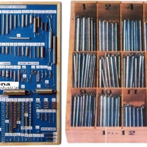 SET RESORTES 765 PIEZAS-7CAJAS Y DISPLEY