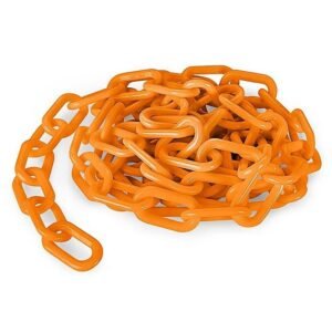 EN162514-Cadena de PE 8 mm Naranja Flúo