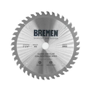BR2952-SIERRA CIRCULAR 7 ¼"-40 DTES.WIDIA (Ø20MM/Ø16MM) B