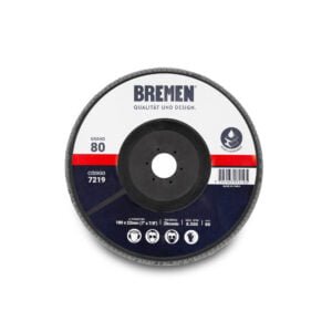 BR7219-DISCO FLAP BREMEN 7" ZIRCONIO (G. 80) [10 UN