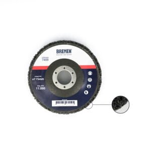 BR7459-DISCO ABRASIVO FIBRA GRUESA 4-1/2" BREMEN® [5 UNID