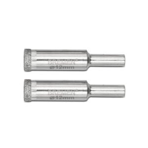 BR7539-BROCA DIAMANTADA Ø 12MM [2 UNID] PARA VIDRIO Y POR