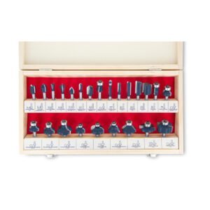 BR7620-FRESA PARA ROUTER EN JUEGO X 24 PZS. BREMEN®