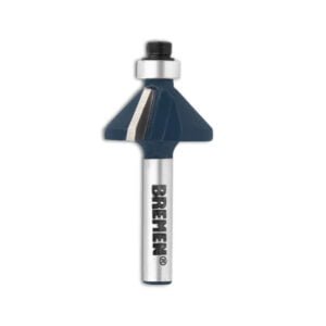 BR7634-FRESA PARA ROUTER (BISELAR A 45°) 1/4"X1" BREMEN®