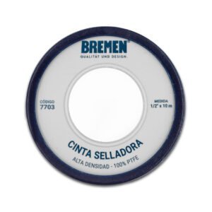 BR7703-CINTA SELLADORA (PTFE) ALTA DENSIDAD 1/2" (12 MM)