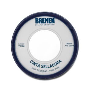 BR7704-CINTA SELLADORA (PTFE) ALTA DENSIDAD 1/2" (12 MM)