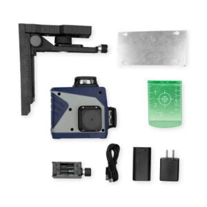 NIVEL LÁSER de LÍNEA 3 x 360° LUZ VERDE [3 Planos] BREMEN®