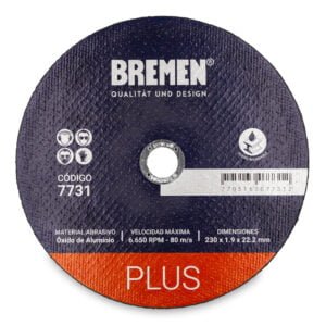 BR7731-DISCO DE CORTE BREMEN® PLUS 9" (230x1.9x22mm) 10u