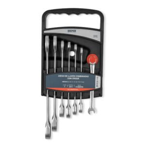 JUEGO DE LLAVES COMBINADAS CON CRIQUE (7 PZS) BREMEN®