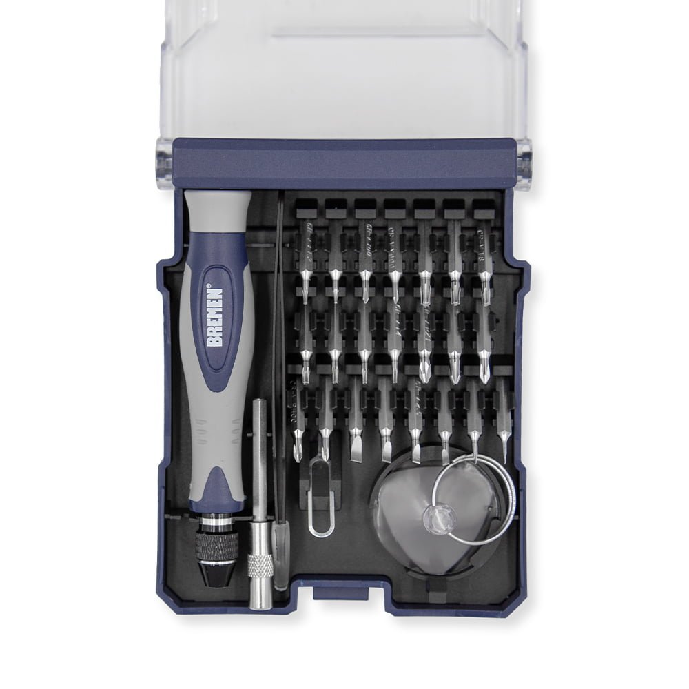 JUEGO DE PUNTAS DE PRECISIÓN PARA CELULAR (29 PZS) BREMEN®
