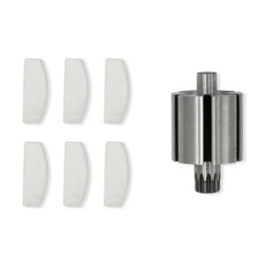 NEUM. LLAVE DE IMPACTO COMPACTA 1/2" 678 Nm- COMPOSITE=Kit de repuesto Rotor (Rotor+Aletas)