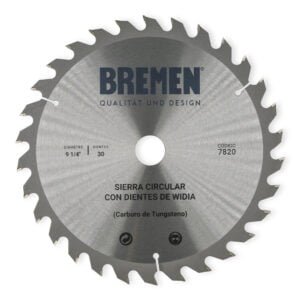 BR7820-SIERRA CIRCULAR 9 ¼"-30 Dtes.WIDIA (ø25mm) BREMEN®