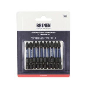 PUNTA ATORN. IMPACTO PH #2 (L50mm) [Magnética] [10 unid] BREMEN®